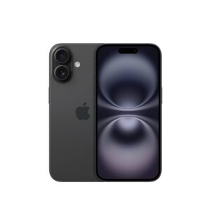 iphone 16 128 gb: 5g mobile phone with camera control, a18 chip and a big boost in battery life. works with airpods; black