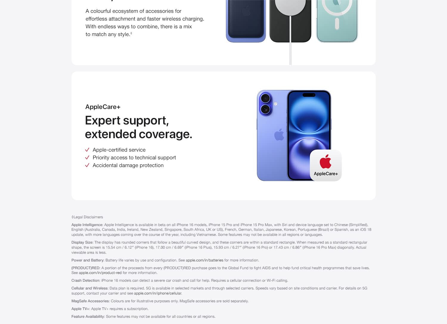 iphone 16 128 gb: 5g mobile phone with camera control, a18 chip and a big boost in battery life. works with airpods; black